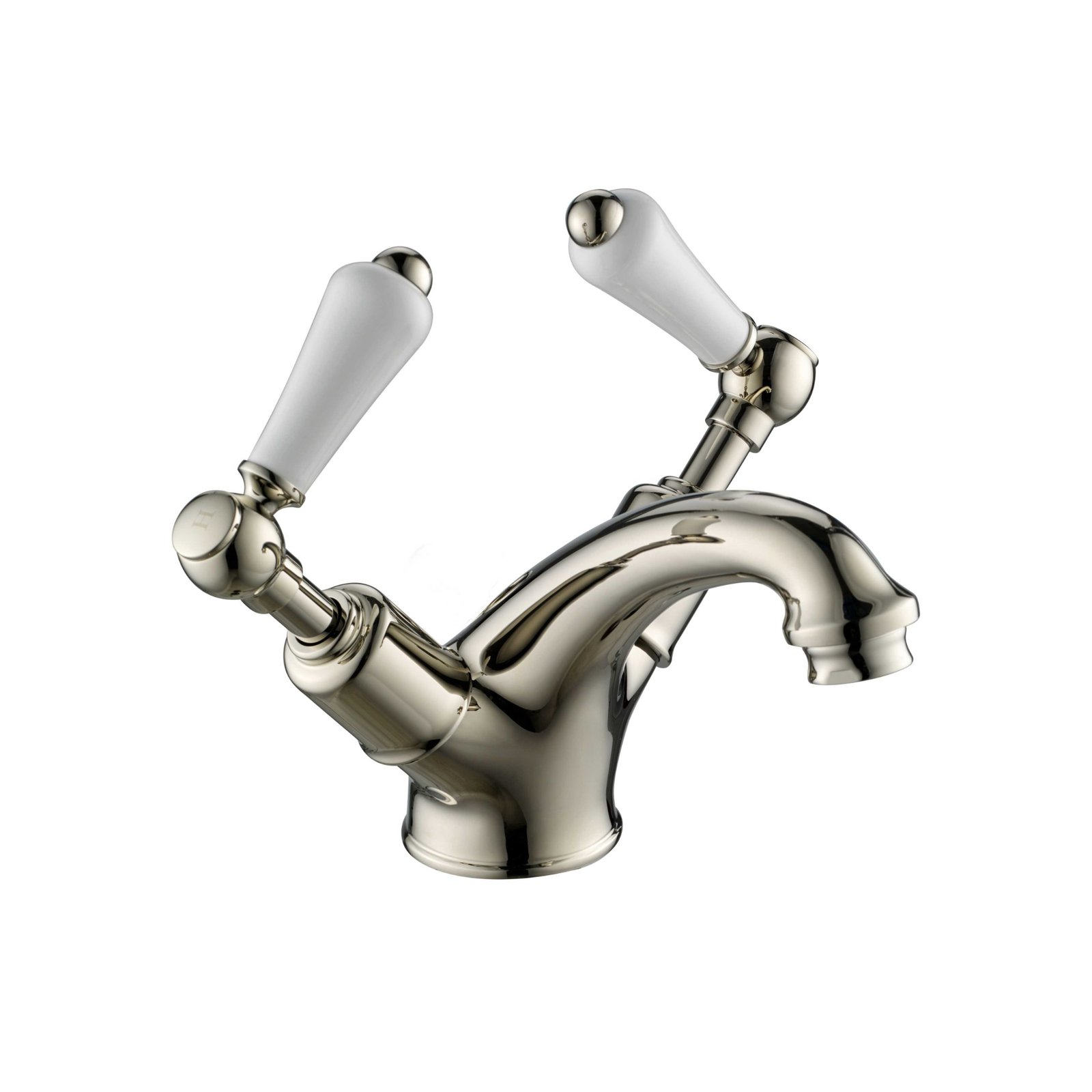 JTP Grosvenor Lever Basin Mixer Tap With Pop Up Waste – Various Colour - Nickel