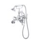 JTP Grosvenor Wall Mounted Lever Bath Shower Mixer Tap With Shower Kit - Various Colour