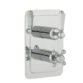 JTP Grosvenor 2 Outlet Lever Thermostatic Concealed Shower Valve - Various Colour
