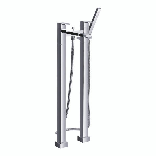 JTP Athena Freestanding Bath Shower Mixer Tap Chrome
