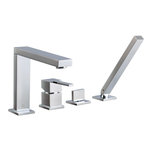 JTP Athena 4 Hole Bath Shower Mixer Tap Pillar Mounted Chrome