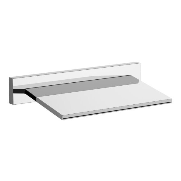 JTP Athena Wall Mounted Bath Spout Overhead Shower Chrome
