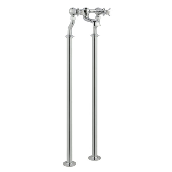 JTP Grosvenor Pinch Freestanding Bath Filler Tap - Various Colour