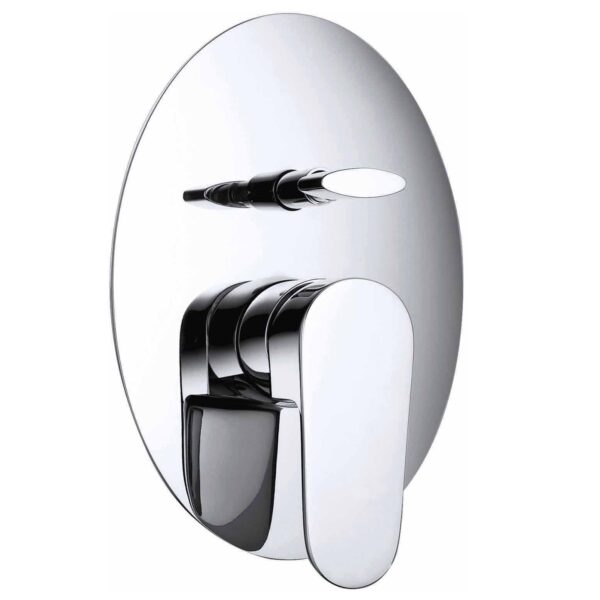 JTP Base Single Lever Concealed Manual Diverter Valve Chrome