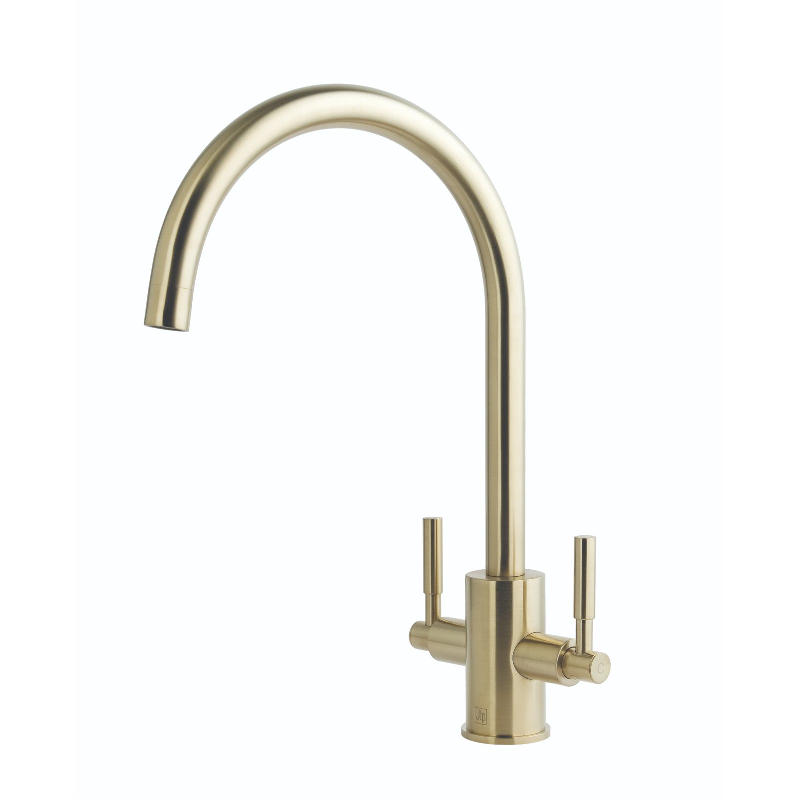 JTP Newbury Kitchen Sink Mixer Tap With Swivel Spout – Various Colour - Brushed Brass