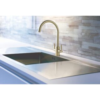 JTP Newbury Kitchen Sink Mixer Tap With Swivel Spout - Various Colour - Image 3