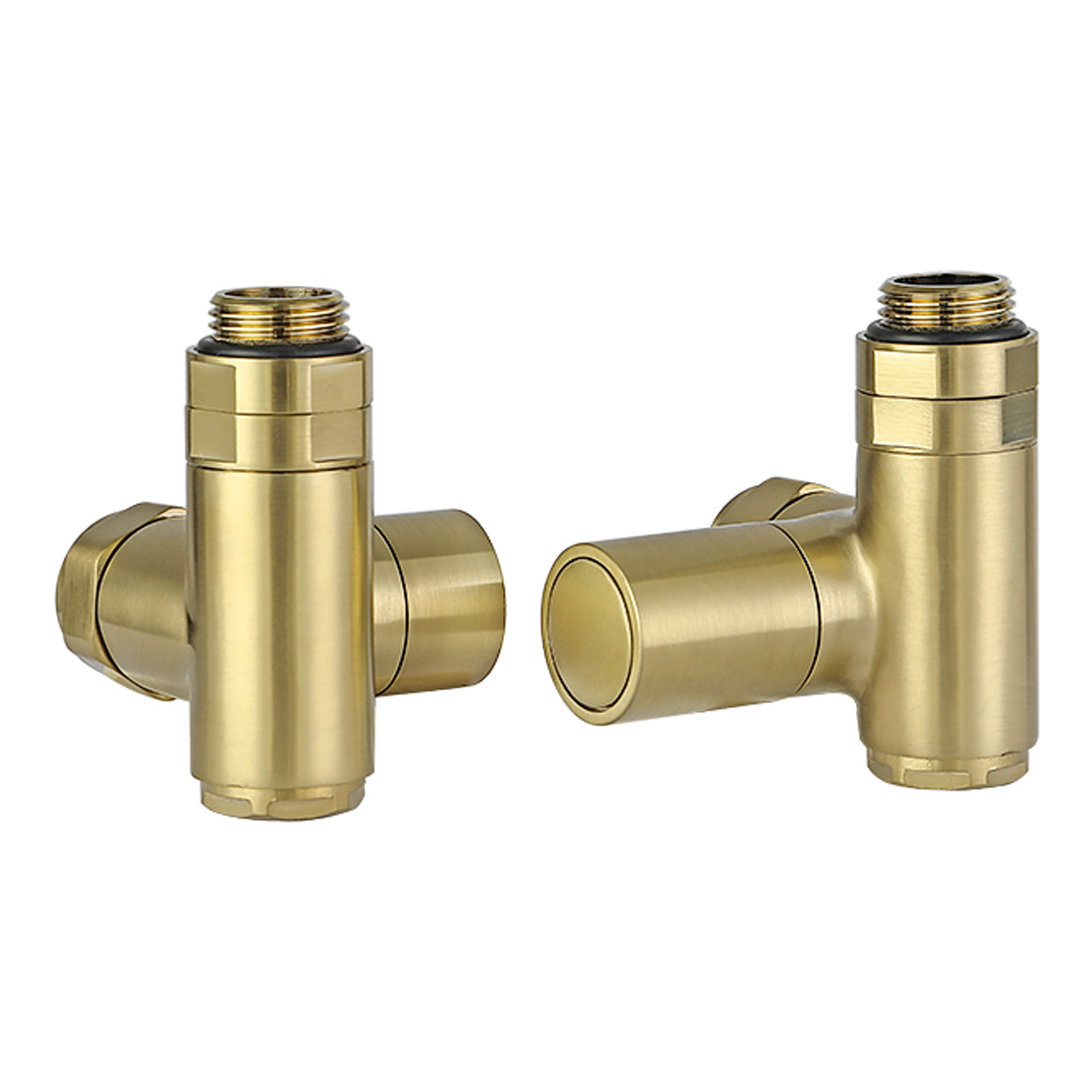 JTP Dual Fuel Radiator Valve – Various Colour - Brushed Brass