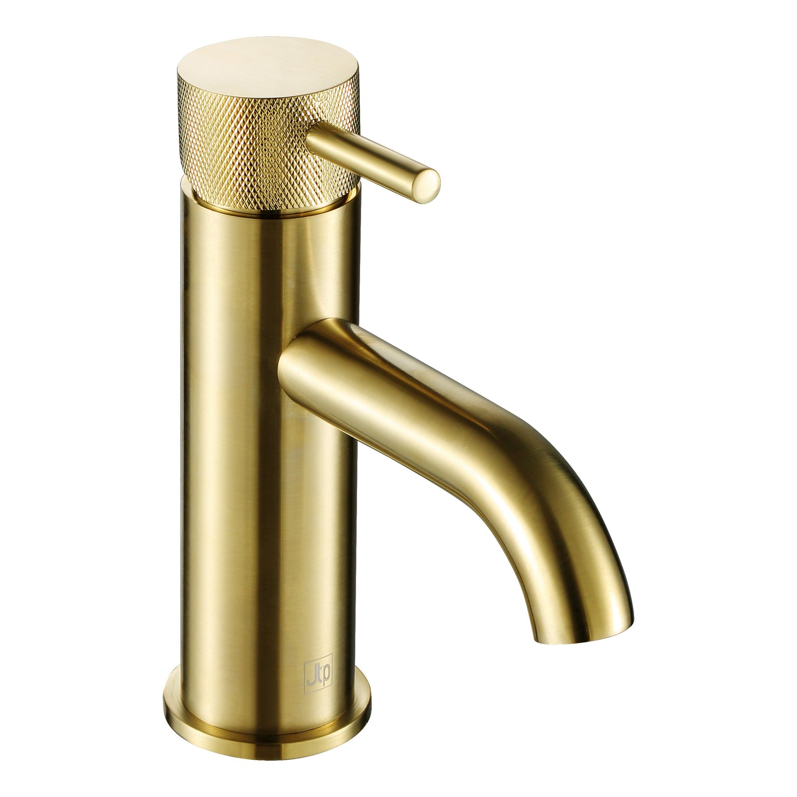 JTP Vos Basin Mixer Tap With Designer Handle – Various Colour - Brushed Brass