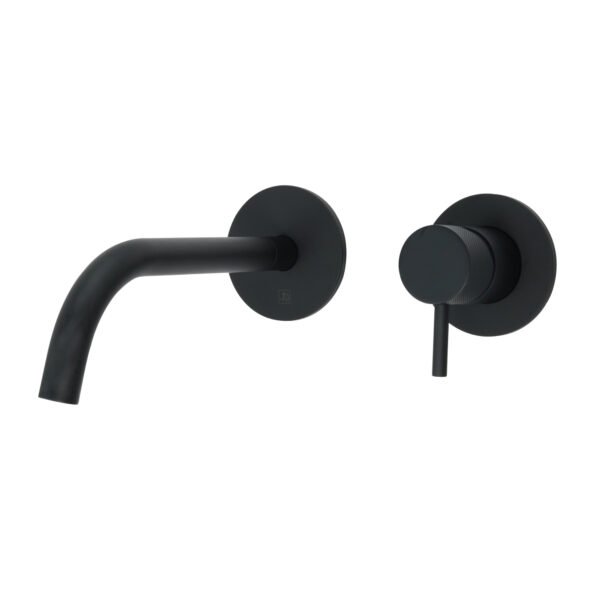 JTP Vos Single Lever Basin Mixer Tap - 250mm Reach Spout With Designer Handle - Various Colour