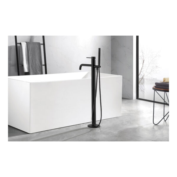 JTP Vos Floor Standing Bath Shower Mixer Tap With Kit And Designer Handle - Various Colour - Image 3