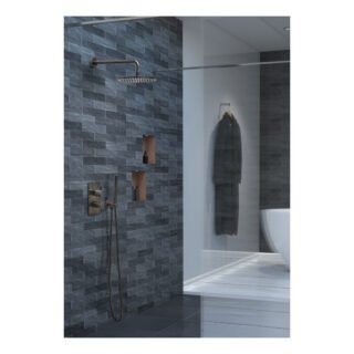 JTP Vos 1 Outlet Thermostatic Concealed Shower Valve With Designer Handle - Various Colour - Image 4