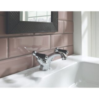 JTP Grosvenor Lever Basin Mixer Tap With Pop Up Waste - Various Colour - Image 4