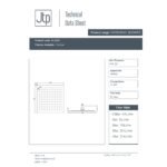 JTP Glide Ultra-Thin Square Ceiling Mounted Fixed Shower Head - Chrome - Various Diameter - Image 4