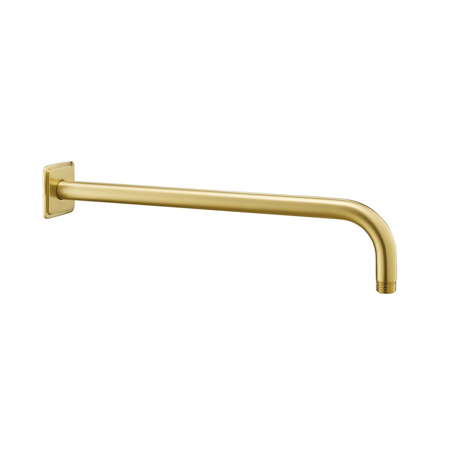 JTP Grosvenor Round Wall Mounted Shower Arm – 400mm Long – Various Colour - Brushed Brass