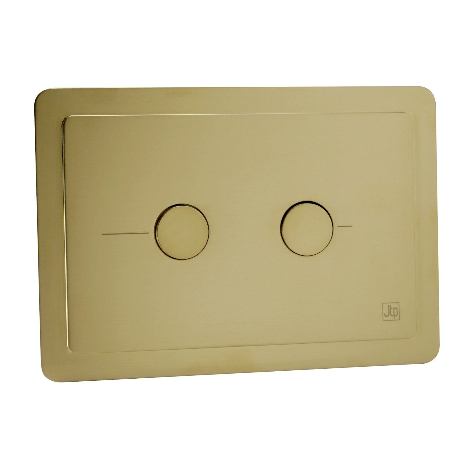 JTP Grosvenor Metal Pneumatic Flush Plate – Various Colour - Brushed Brass