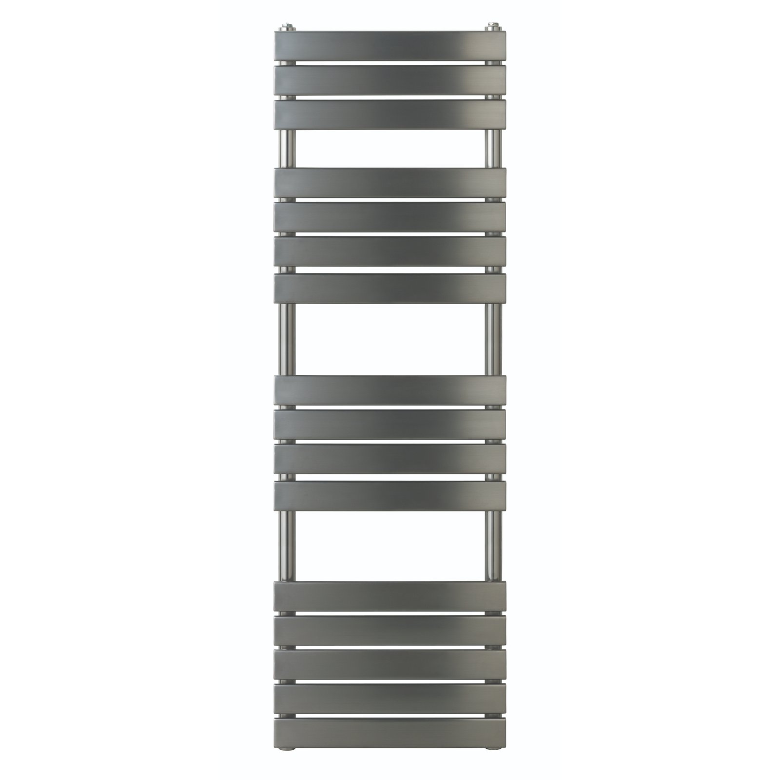 JTP Hix Straight Heated Towel Rail – Bushed Black – Various Size - 1600mm x 500mm