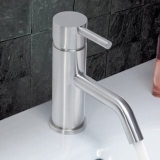 JTP Inox Basin Mixer Tap Without Pop-Up Waste Stainless Steel - Image 4