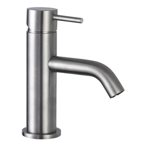 JTP Inox Basin Mixer Tap Without Waste Stainless Steel