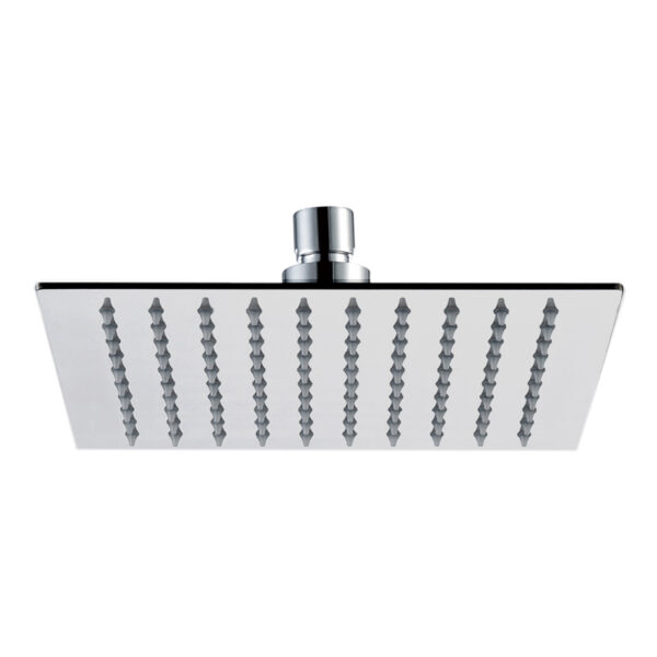 JTP Inox Square Fixed Shower Head 250mm X 250mm Stainless Steel