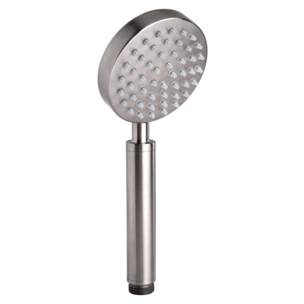 JTP Inox Round Shower Handle Stainless Steel