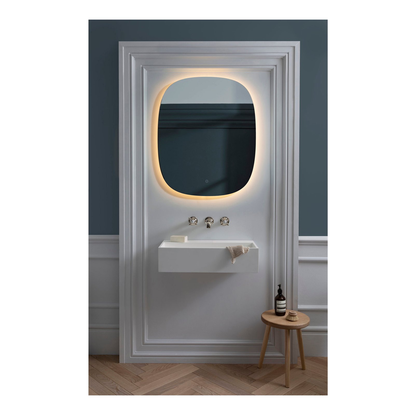 JTP Neon Illuminated Led Mirror 800mm X 650mm