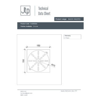 JTP Brass Grating Chrome - Image 2