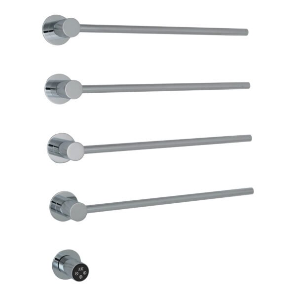 JTP Onyx Electric Heated Towel Rail 536mm X 610mm Chrome