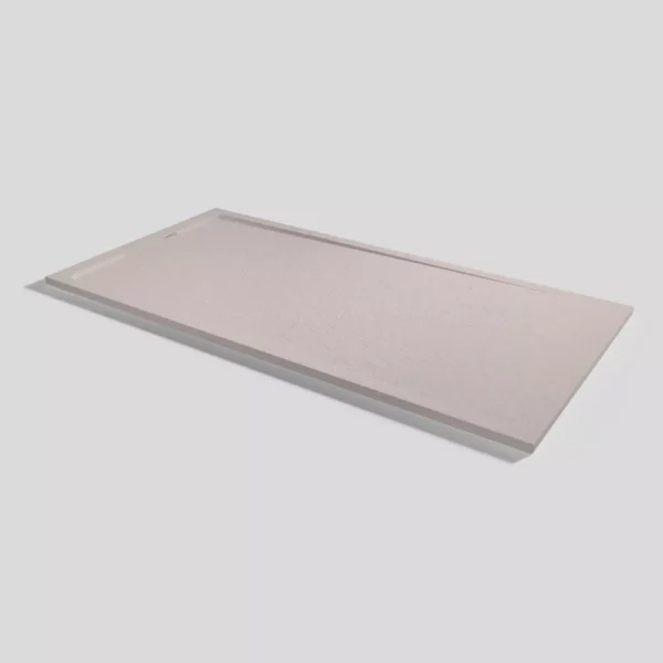Acquabella Halo Slate Rectangular Shower Tray - Petal