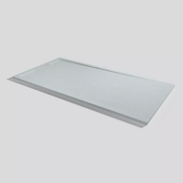 Acquabella Halo Slate Rectangular Shower Tray - Sky