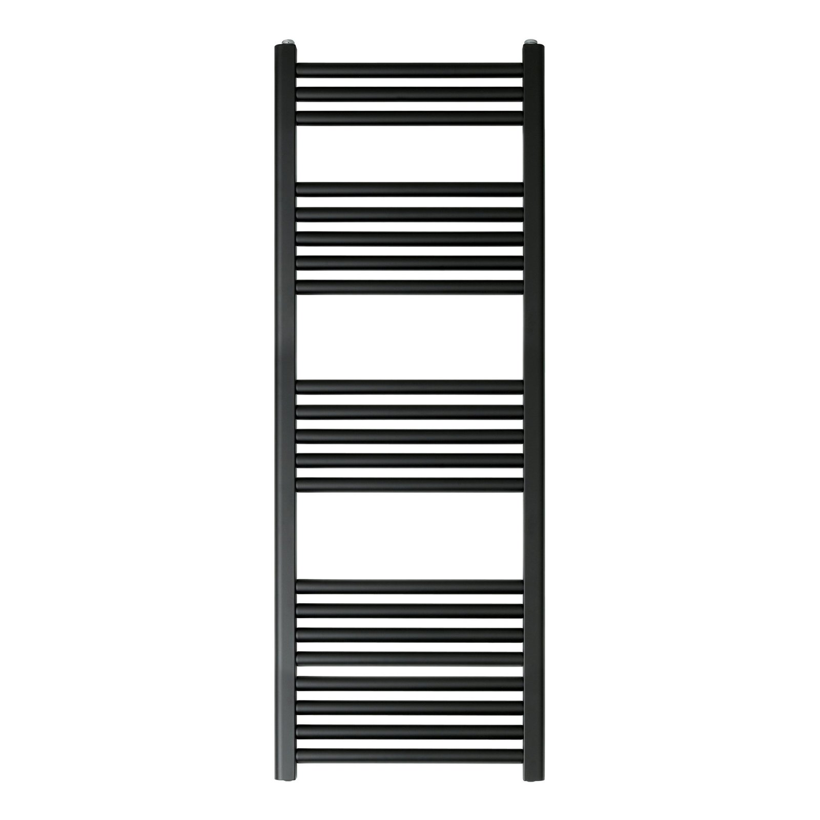 JTP Vos Straight Heated Towel Rail – Matt Black – Various Size - 1200mm x 400mm