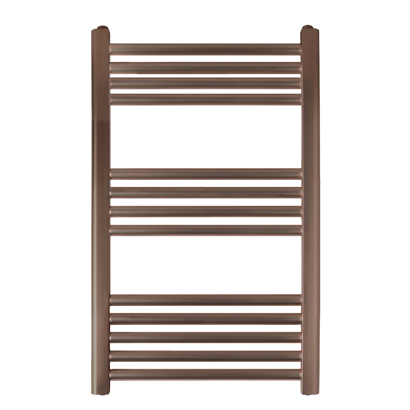 JTP Vos Straight Heated Towel Rail – Brushed Bronze – Various Size - 800mm x 500mm