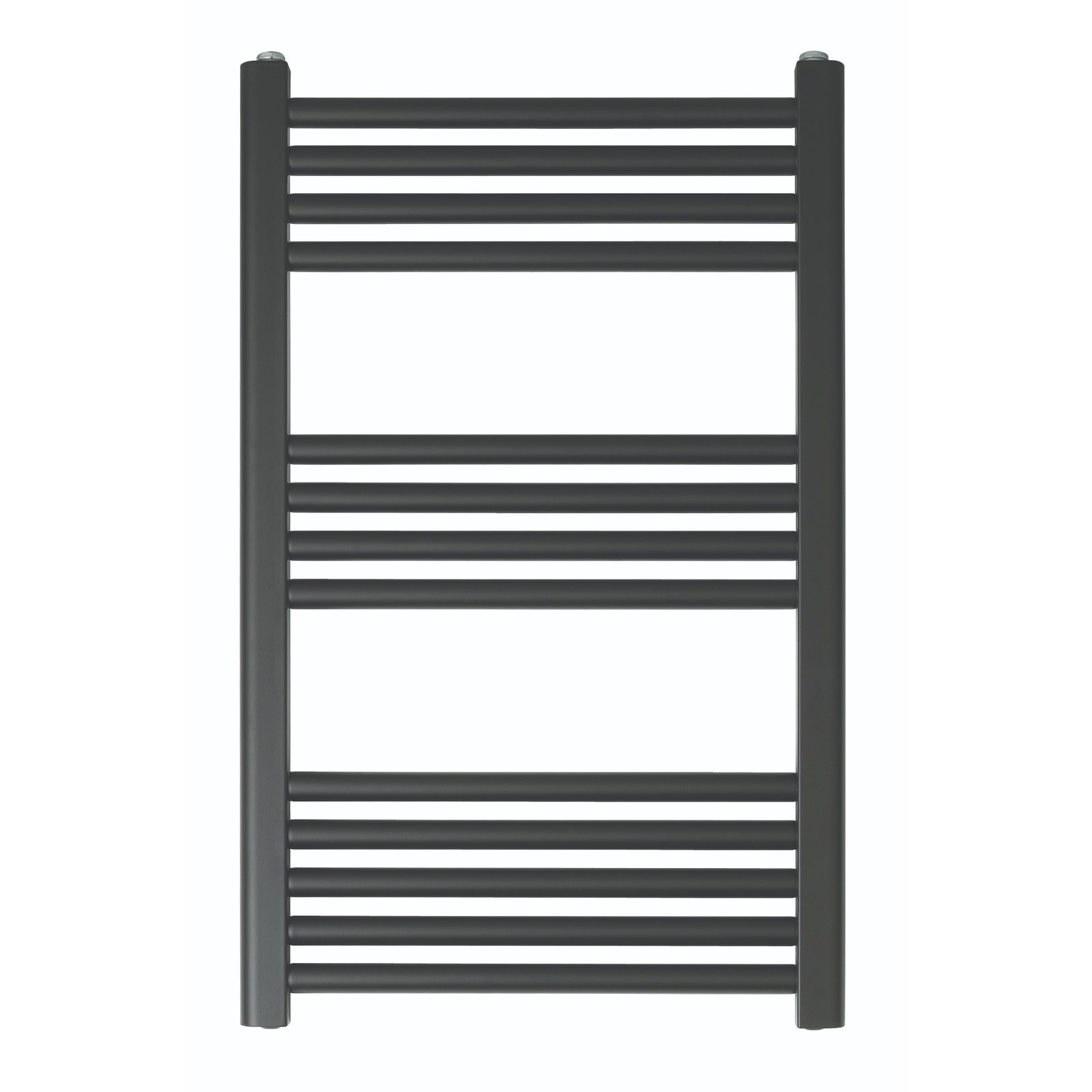 JTP Vos Straight Heated Towel Rail – Matt Black – Various Size - 800mm x 500mm