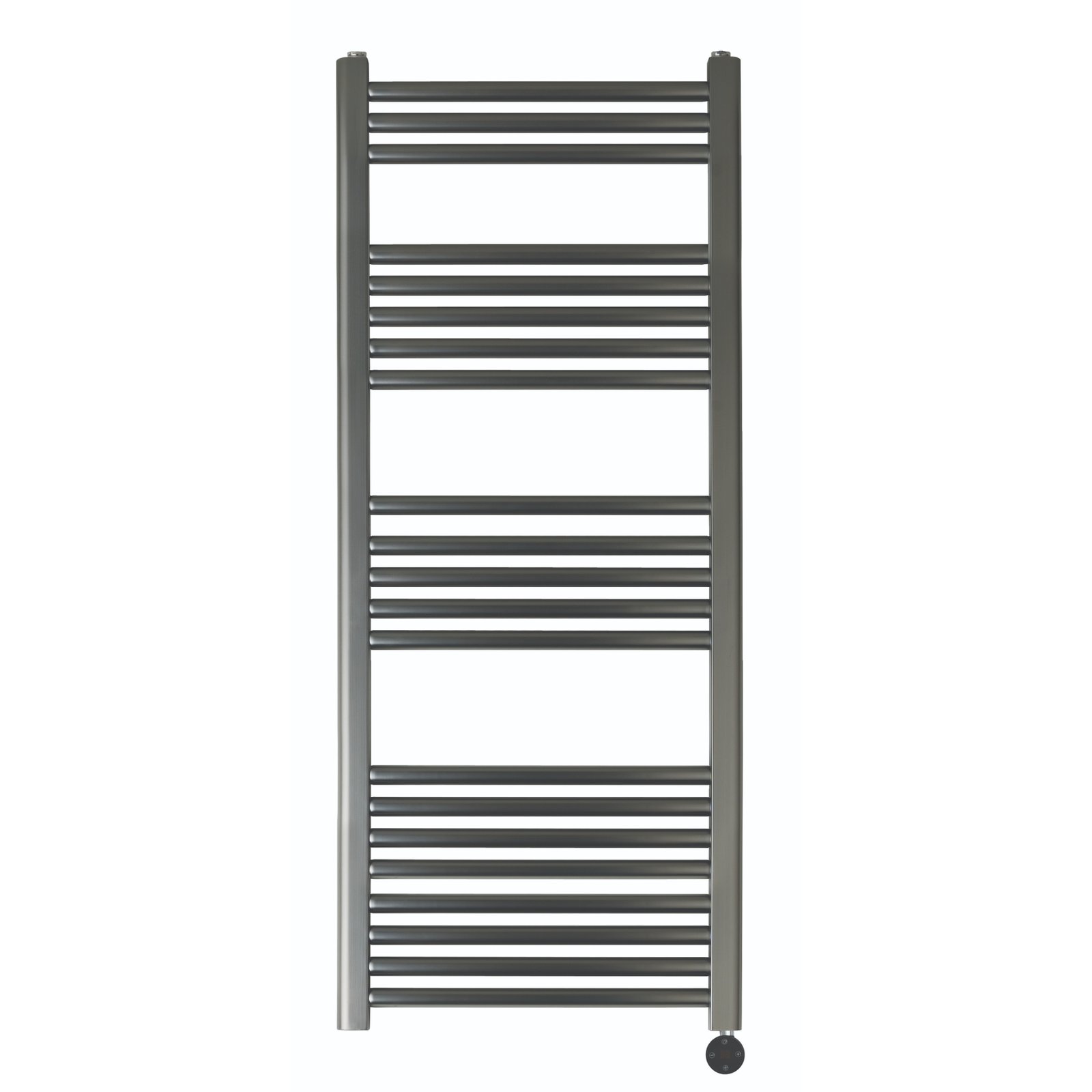 JTP Vos Electric Towel Rail – Brushed Black – Various Size - 1200mm x 500mm