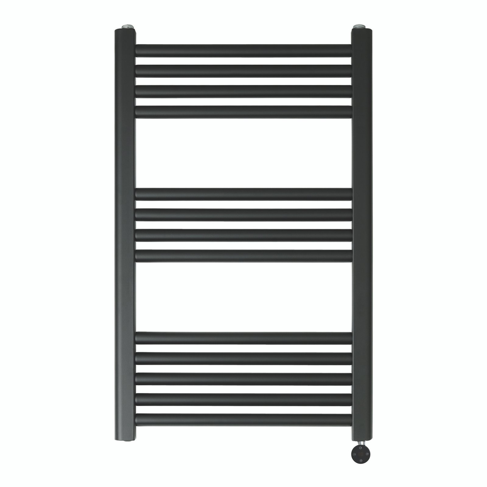 JTP Vos Electric Towel Rail – Matt Black – Various Size - 800mm x 500mm