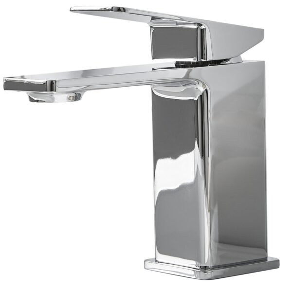Kartell Fine Deck Mounted Mono Basin Mixer Tap With Click Waste - Chrome