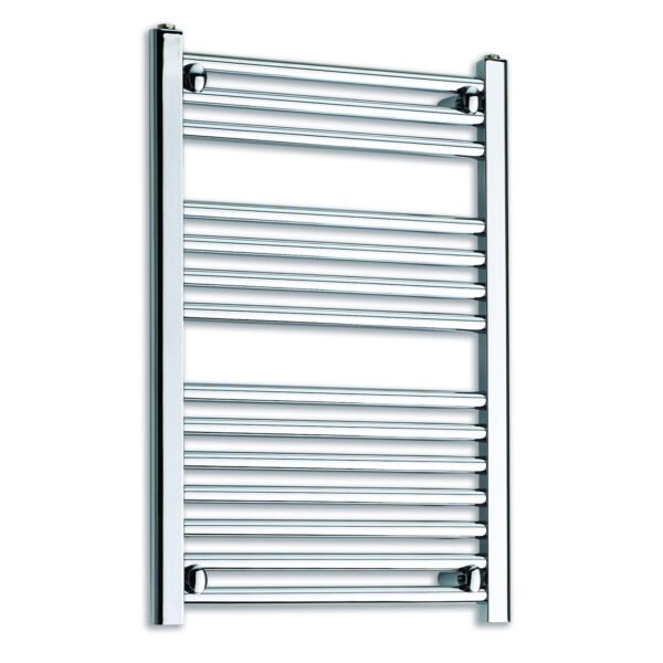 Kartell 25mm Straight Vertical Heated Towel Rail - Chrome