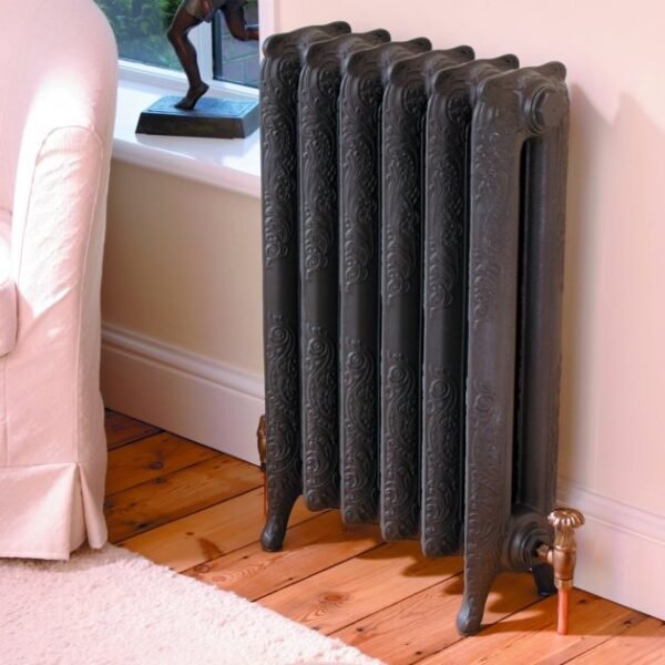 Kartell Nostalgia Column Radiator - 6 Section - Dark Grey