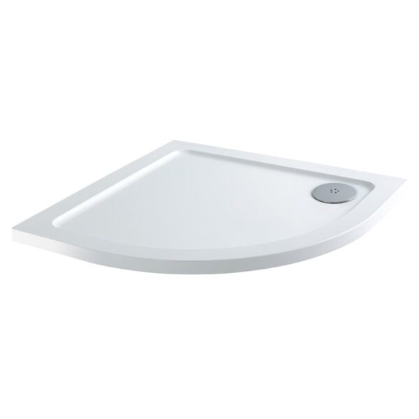 Scudo Eco-Stone Quadrant Shower Tray - White