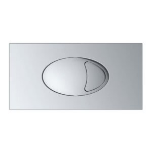 Kartell K-Vit Push Flush Plate For Concealed Cistern - Matt Black