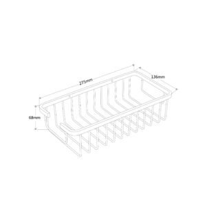Kartell K-Vit Wire Work Soap Basket - Chrome - Image 2