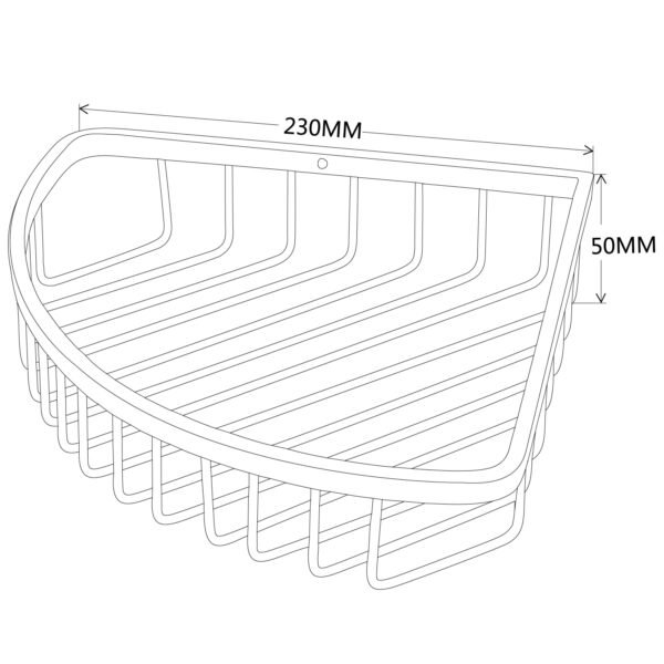 Kartell K-Vit Wire Work Corner Basket - Chrome - Image 2