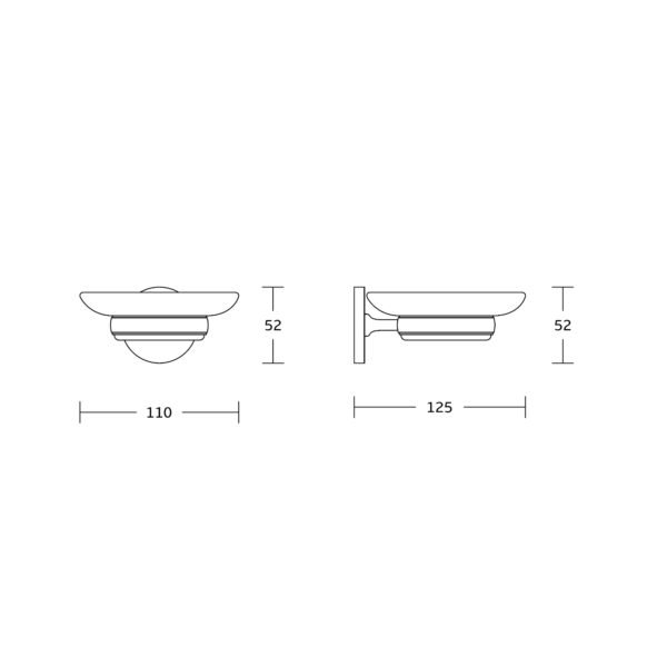 Kartell Plan Soap Dish - Chrome - Image 2