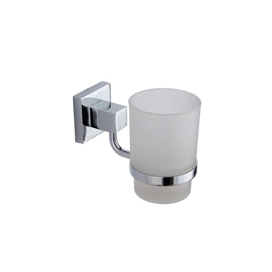 Kartell Pure Tumbler And Holder - Chrome