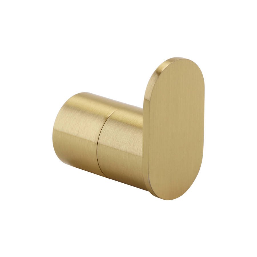 Kartell Ottone Robe Hook - Brushed Brass
