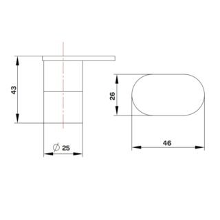 Kartell Ottone Robe Hook - Brushed Brass - Image 2