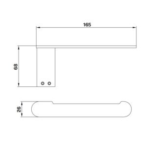 Kartell Ottone Toilet Roll Holder - Brushed Brass - Image 2