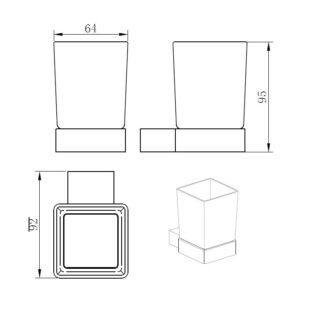 Kartell K-Vit Premium Tumbler Holder - Image 2