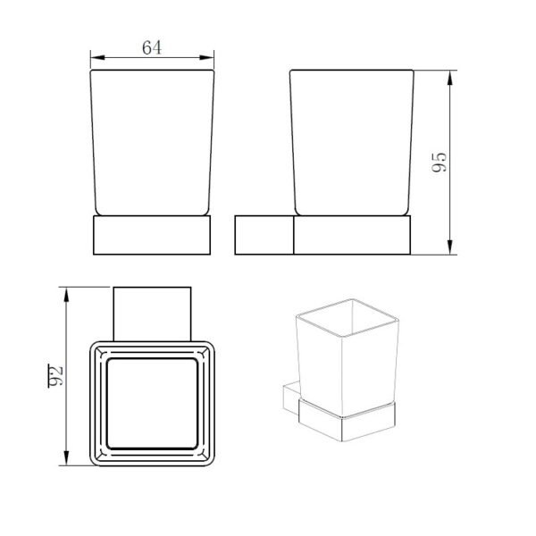 Kartell K-Vit Premium Tumbler Holder - Image 2