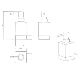 Kartell K-Vit Premium Soap Dispenser - Image 3