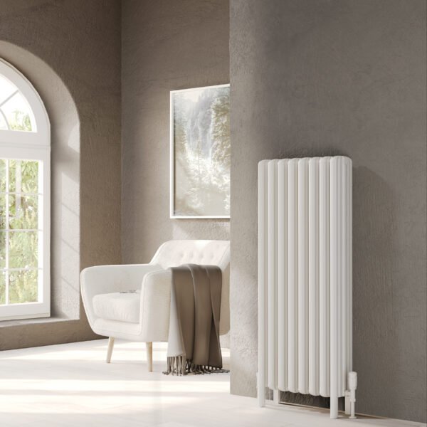 Kartell Niagara Vertical Column Radiator - White